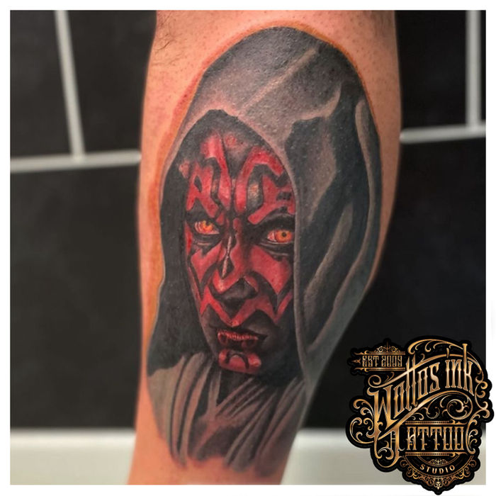 Darth Maul tattoo by Paul Mckenzie